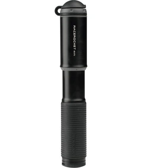 TOPEAK Mini-pompe Race Rocket Mini avec raccord Smarthead Threadlock 8 BAR/120 PSI Noir